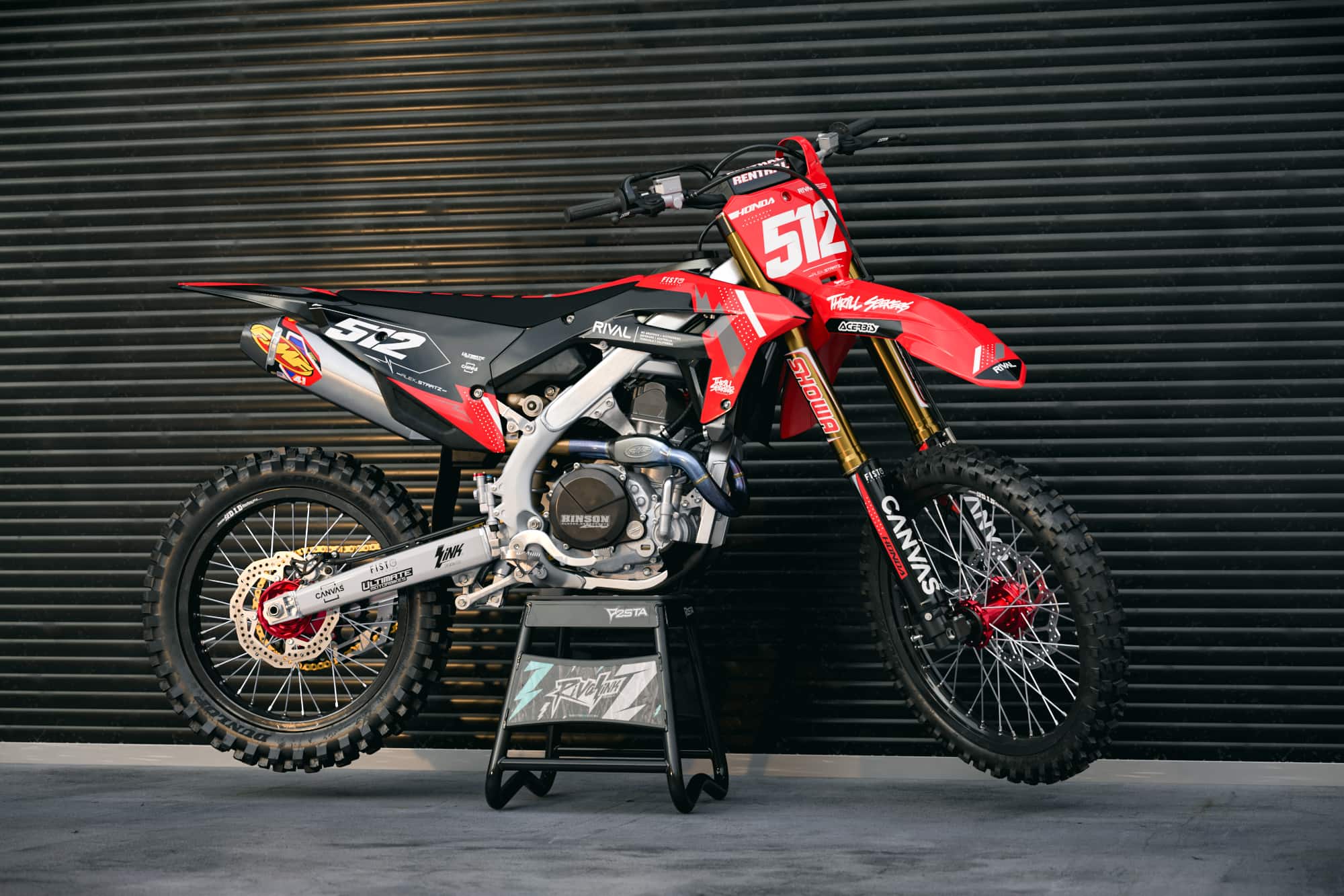 Honda CHARGE RED Graphics Kit - Image 2