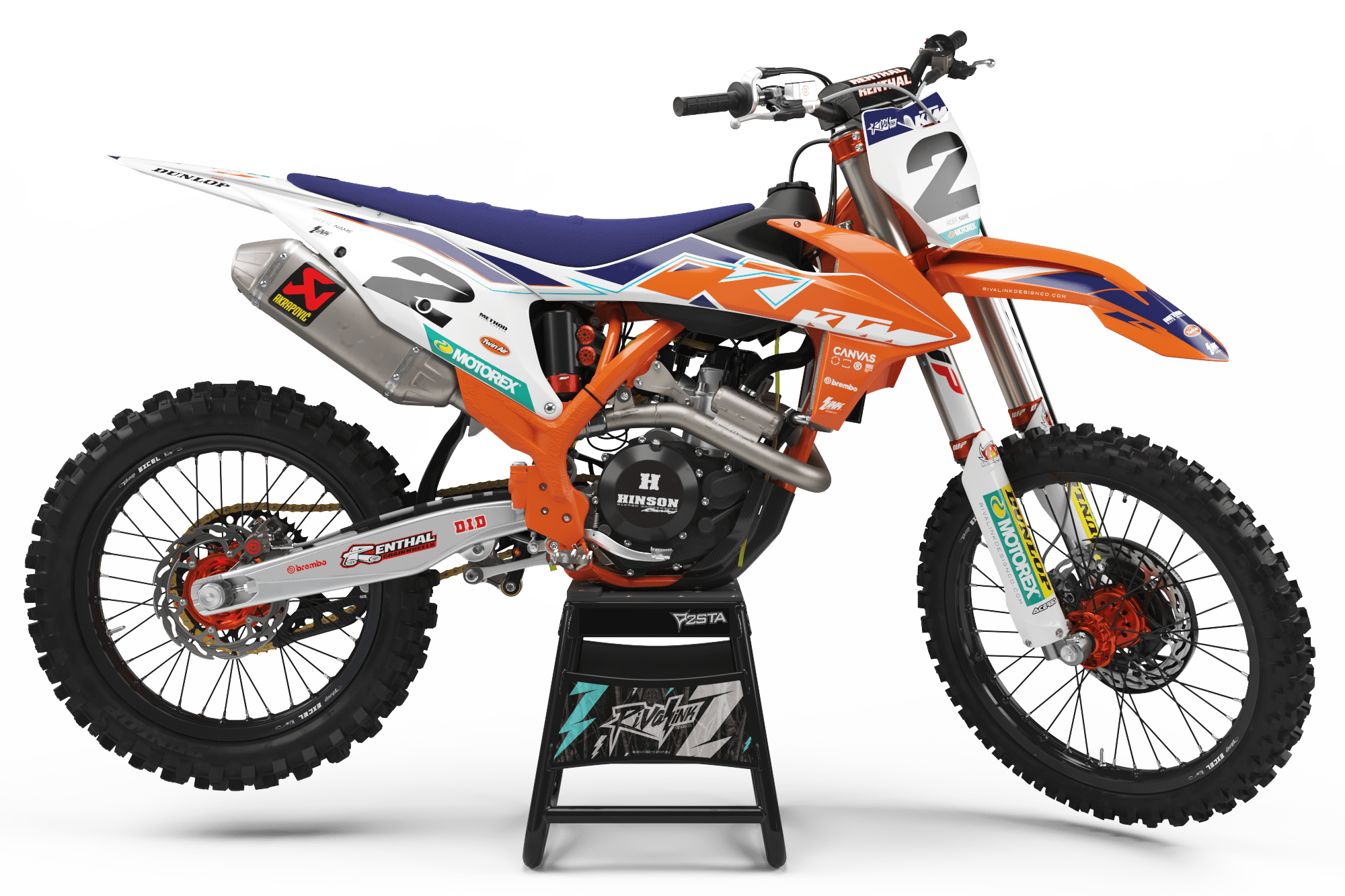 WP suspension forks sticker KTM decal graphic motorcycle enduro RACING x 2 