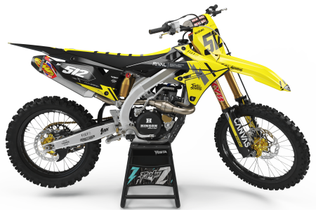 Suzuki CHARGE YELLOW Graphics Kit