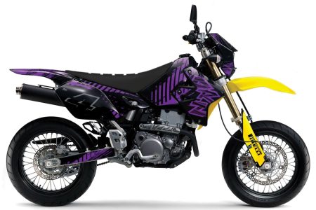 DRZ SHOWTIME PURPLE Graphics Kit