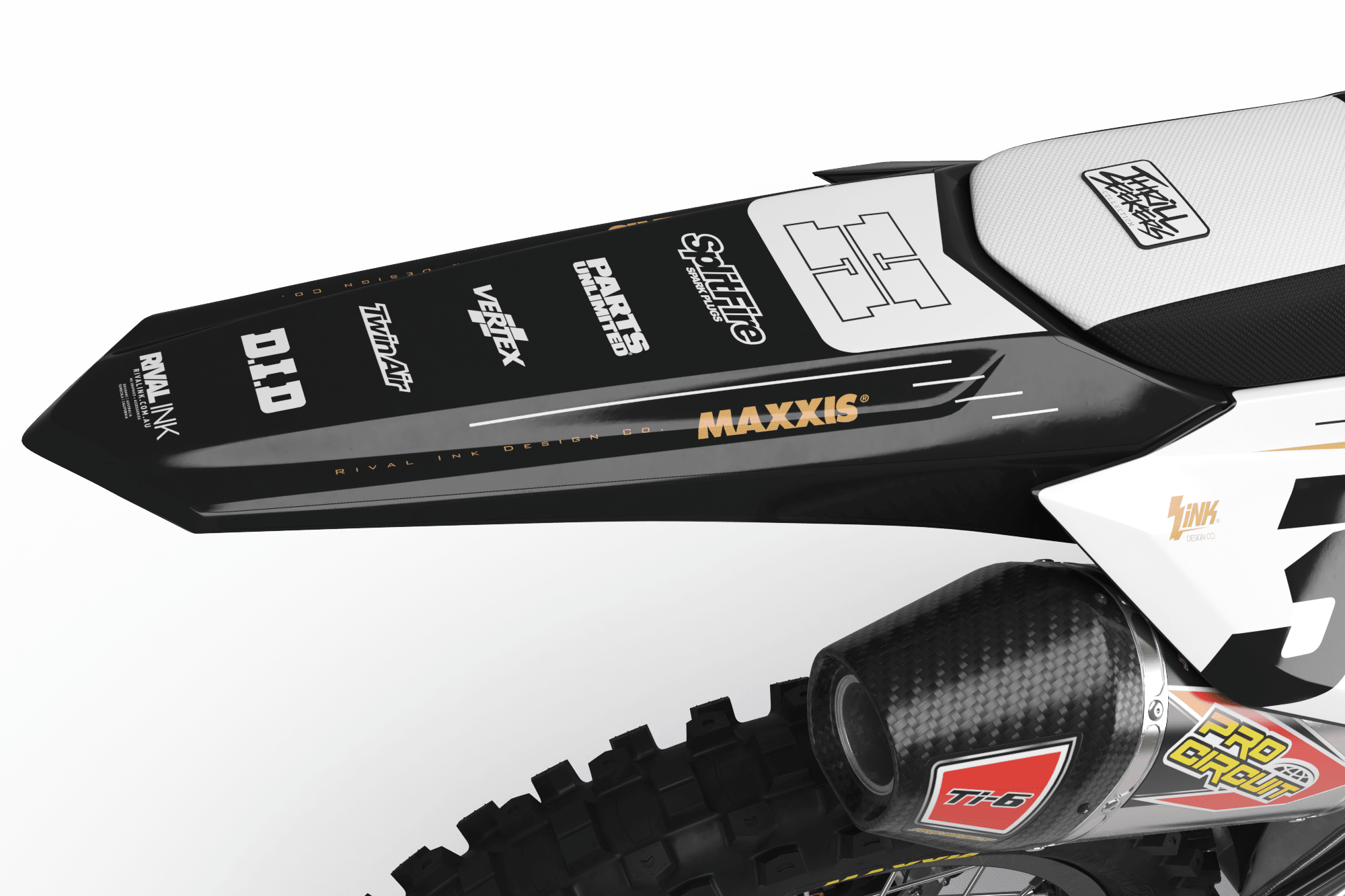 Honda ACCESS BLACK Graphics Kit - Image 4