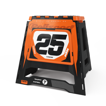 Polisport Folding Stand - PILOT Orange