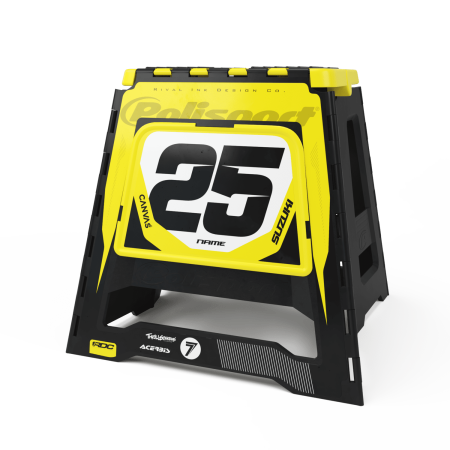 Polisport Folding Stand - PILOT Yellow