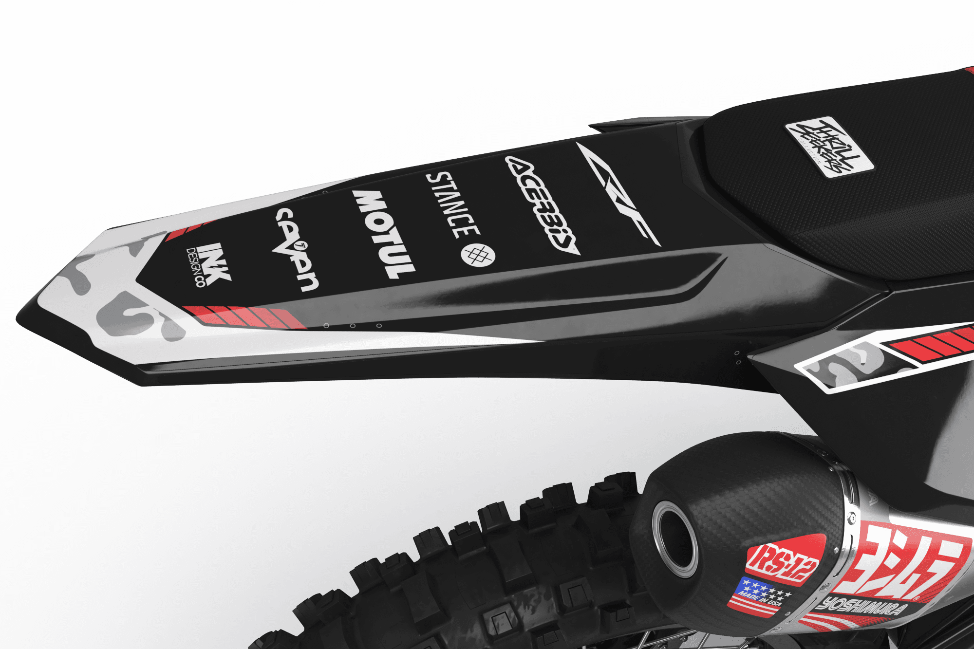 Honda CLOAK RED Graphics Kit - Image 4
