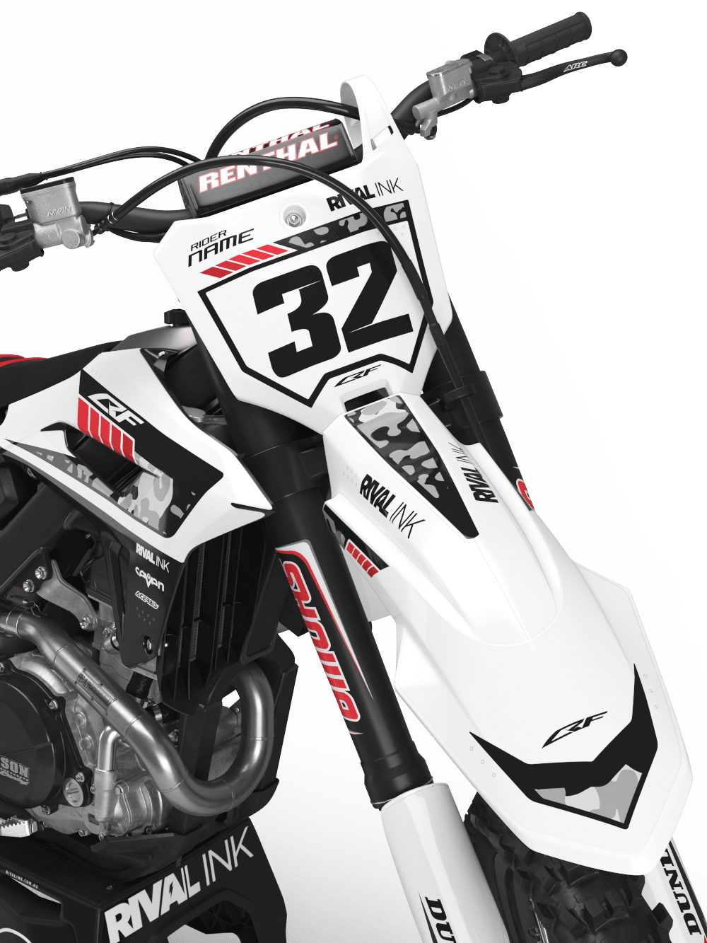 Honda CLOAK RED Graphics Kit - Image 3