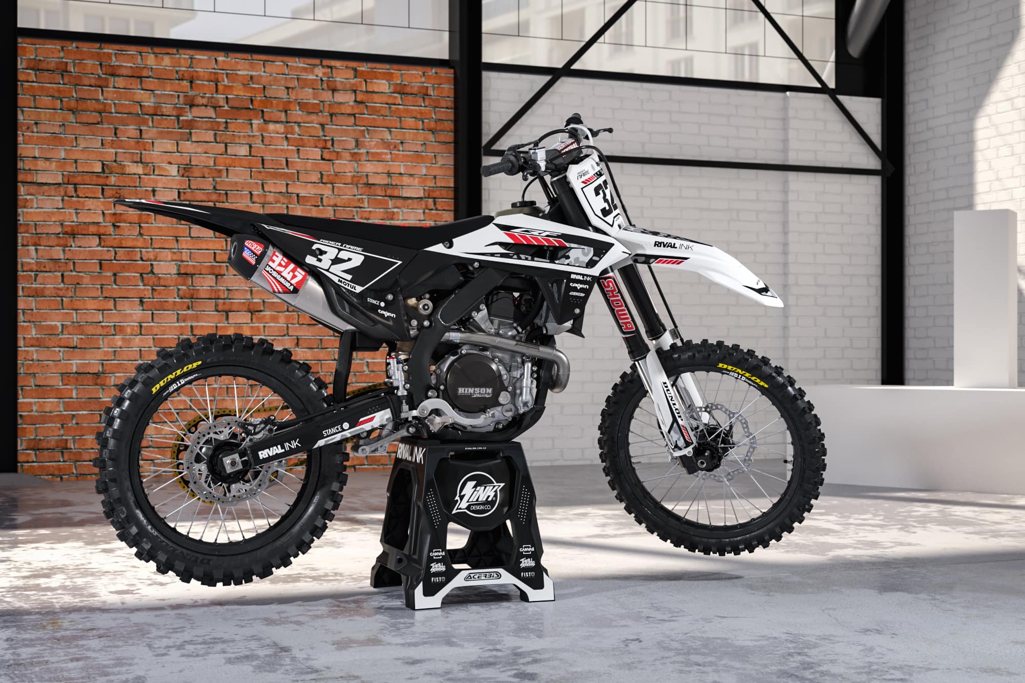Honda CLOAK RED Graphics Kit - Image 2