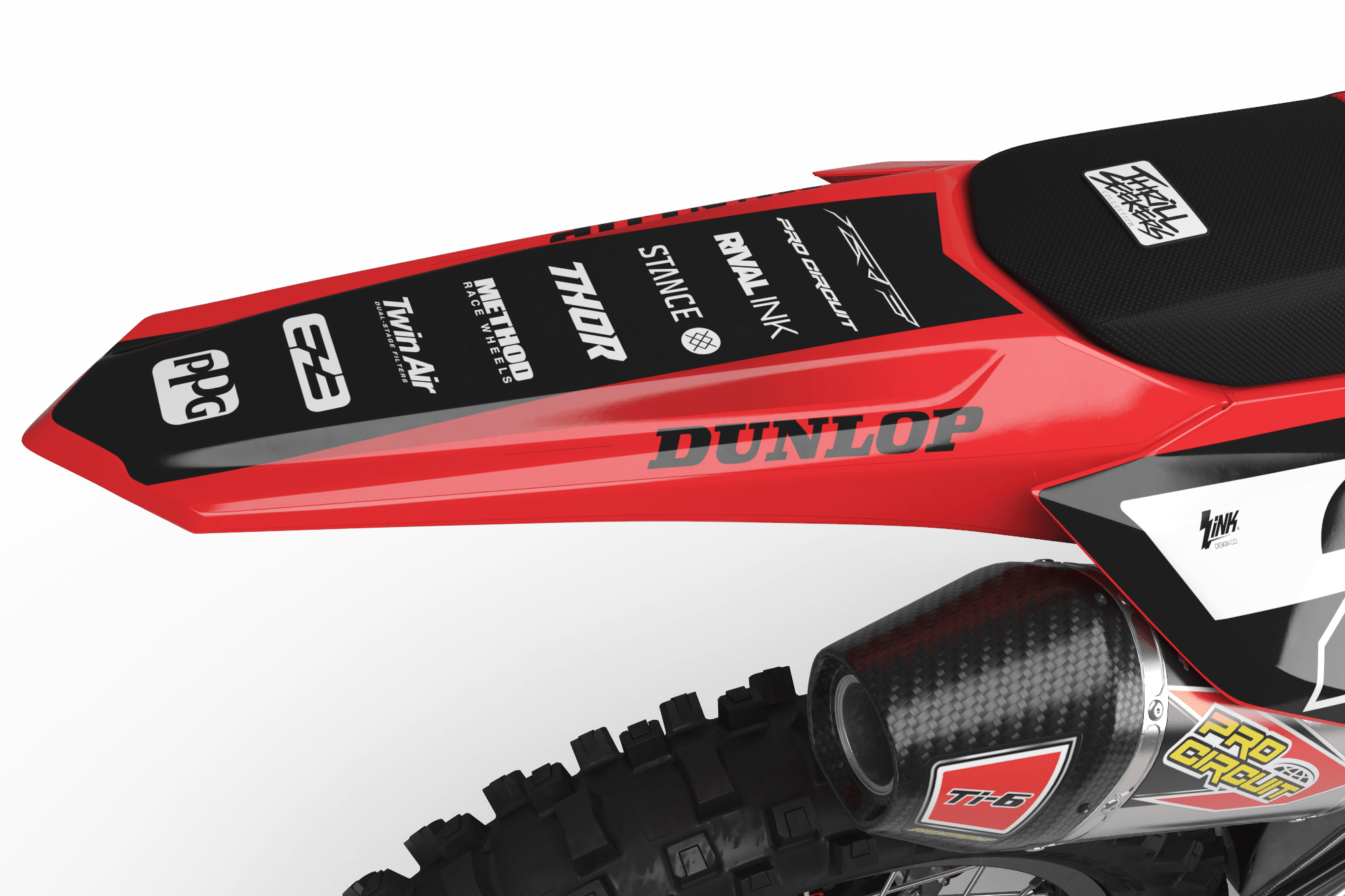 Honda FRICTION Graphics Kit - Image 4