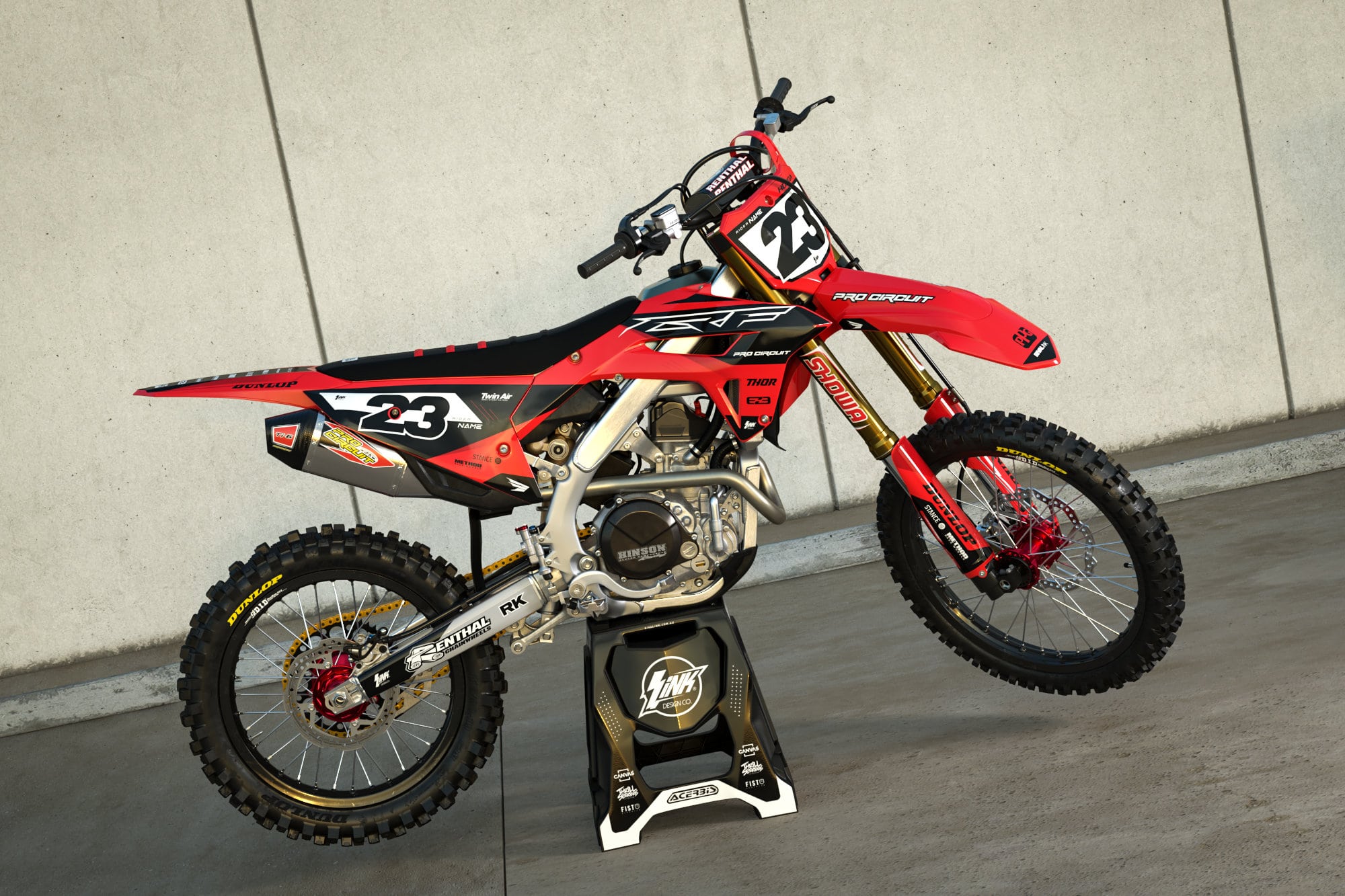 Honda FRICTION Graphics Kit - Image 2