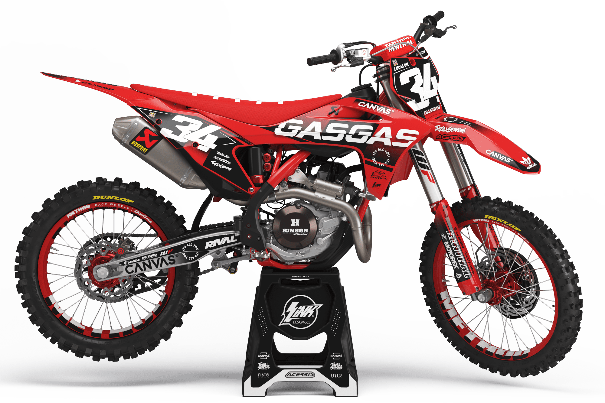 GASGAS CRIMSON Graphics Kit – Rival Ink Design Co