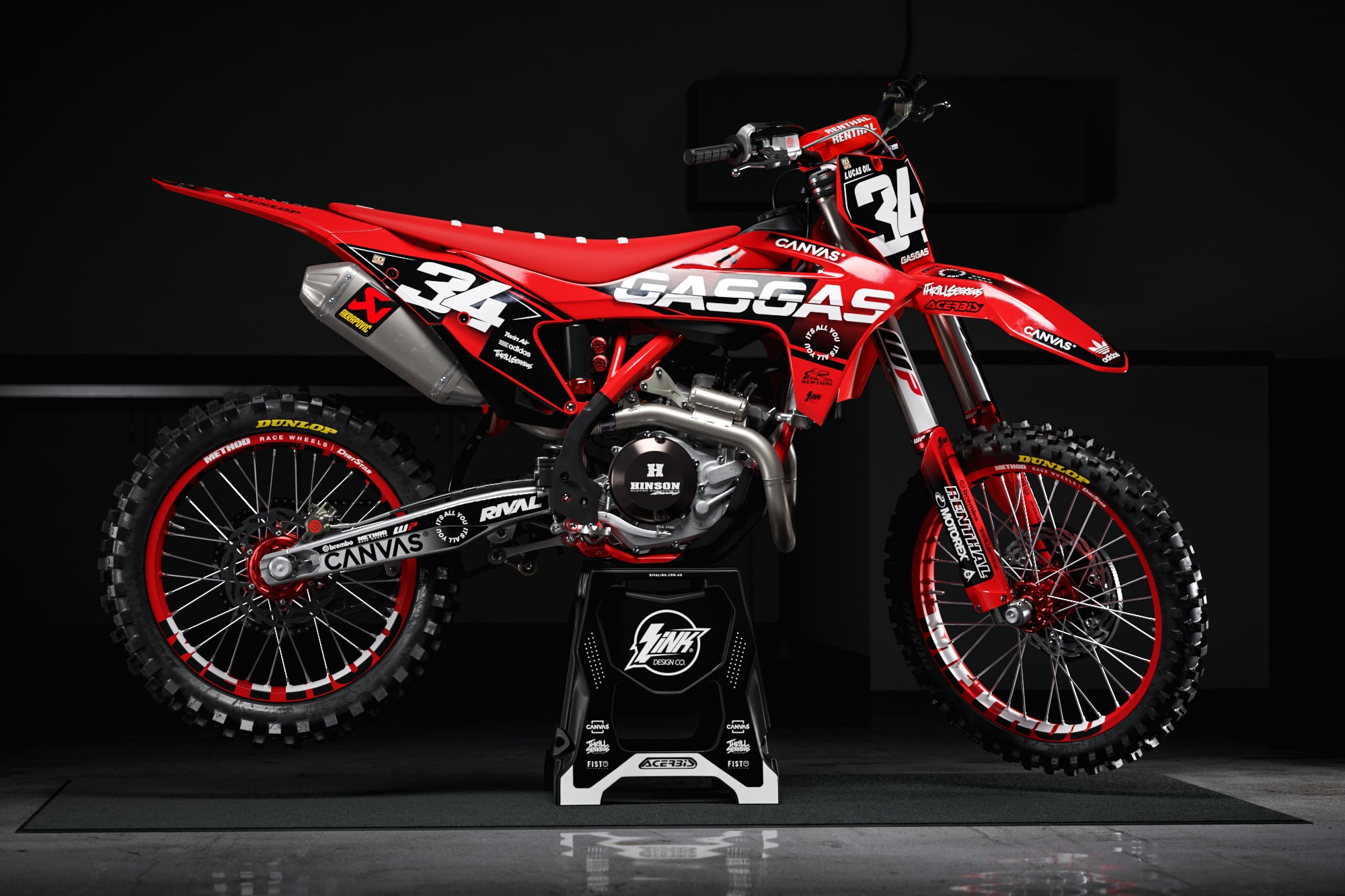 GASGAS CRIMSON Graphics Kit – Rival Ink Design Co