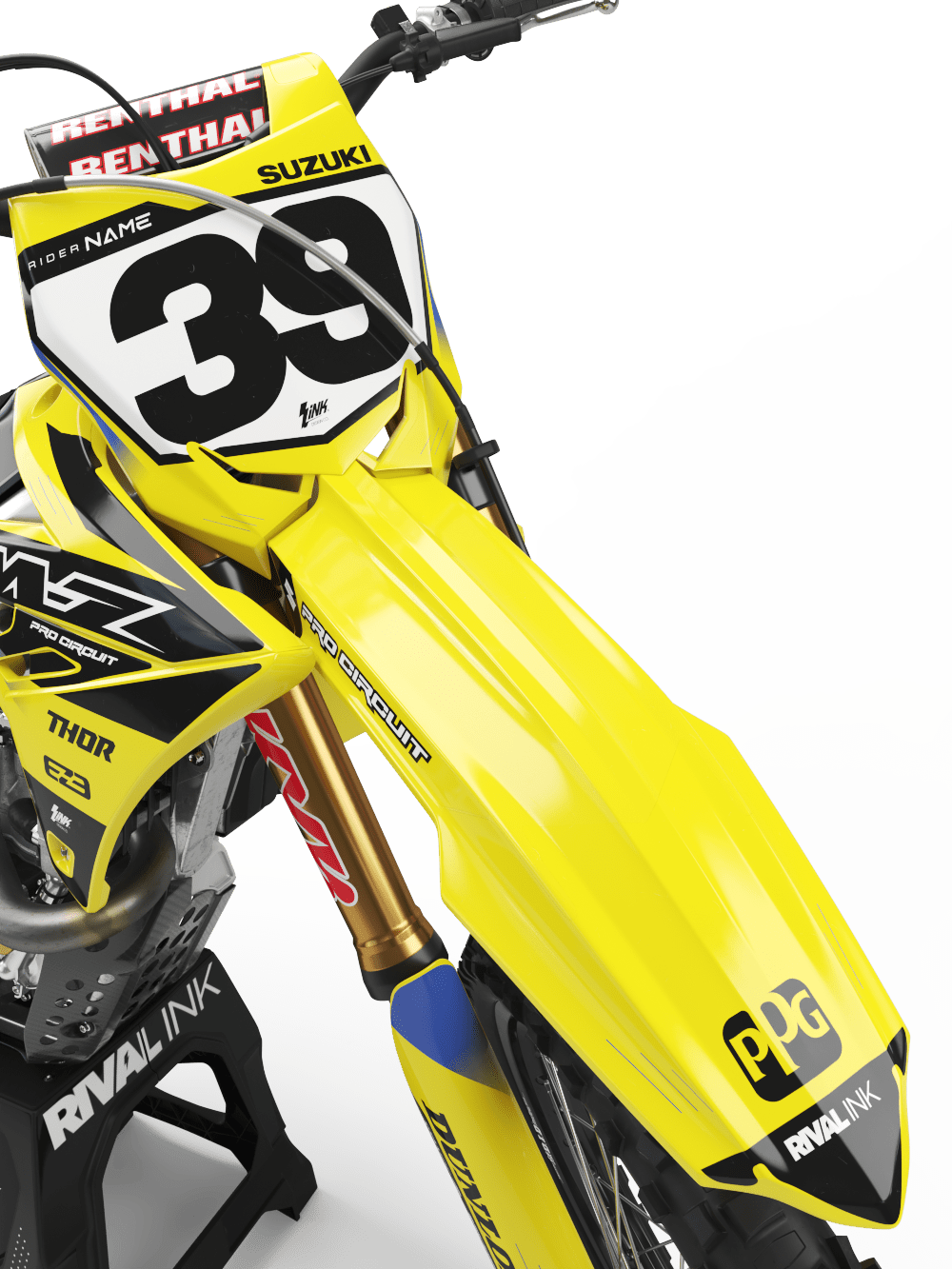 Suzuki FRICTION Graphics Kit - Image 3