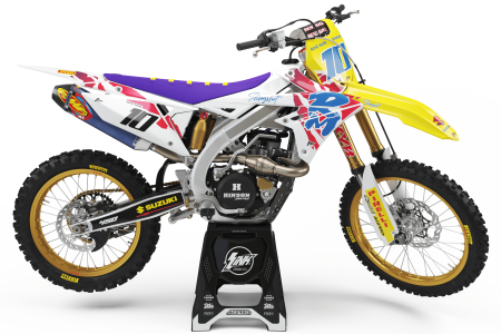 Suzuki RETRO 92 WHITE Graphics Kit