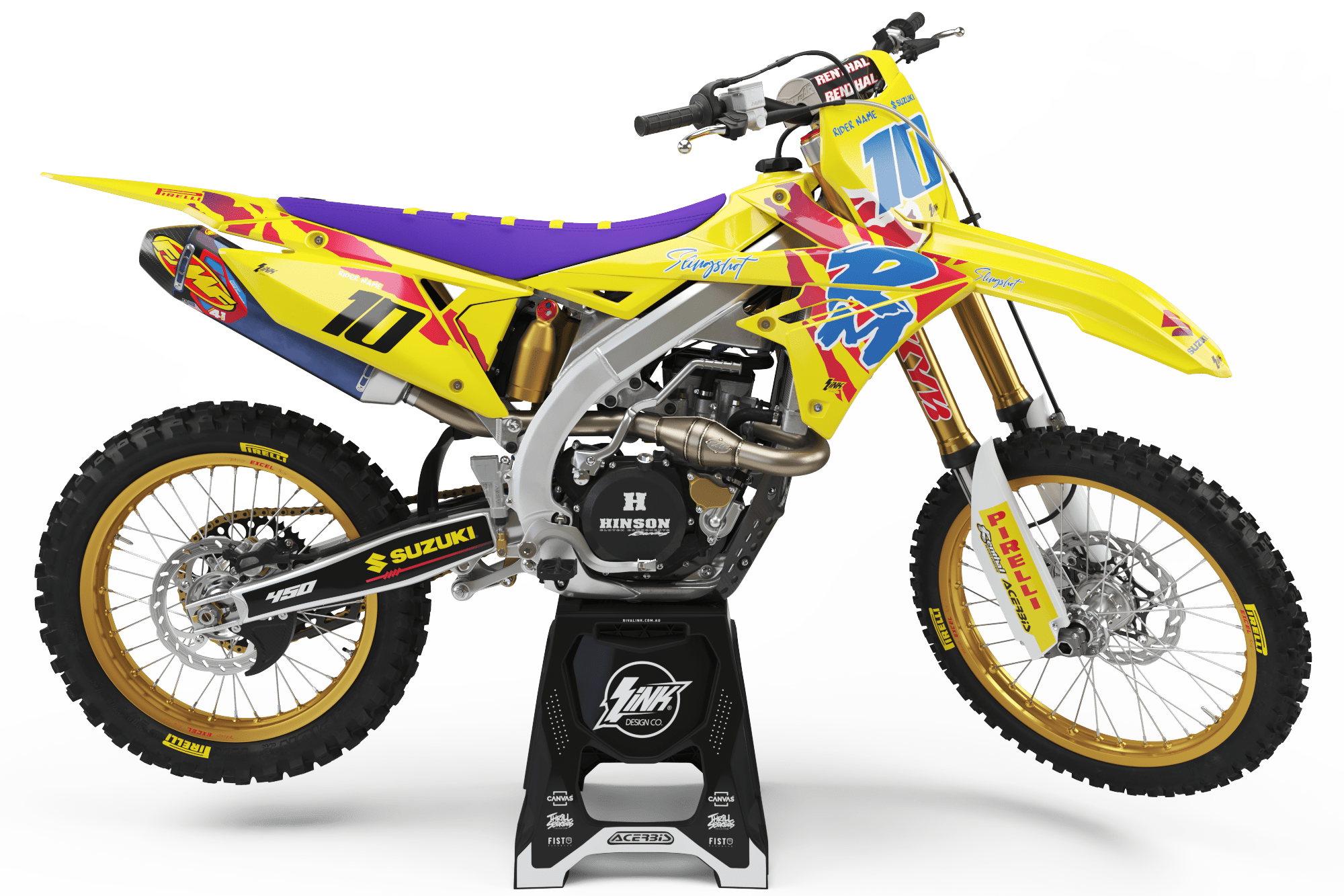 Suzuki RETRO 92 Graphics Kit | Rival Ink Design Co