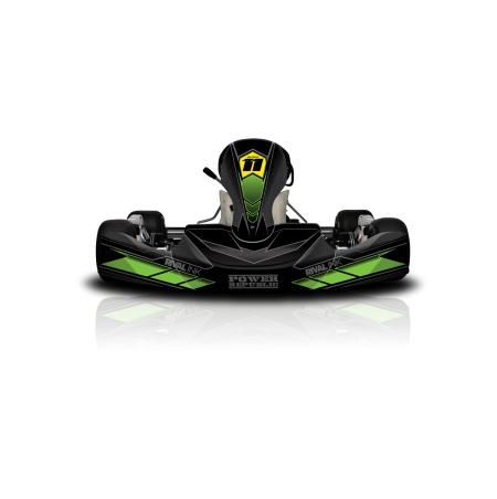 PROLOGUE GREEN Kart Graphics Kit