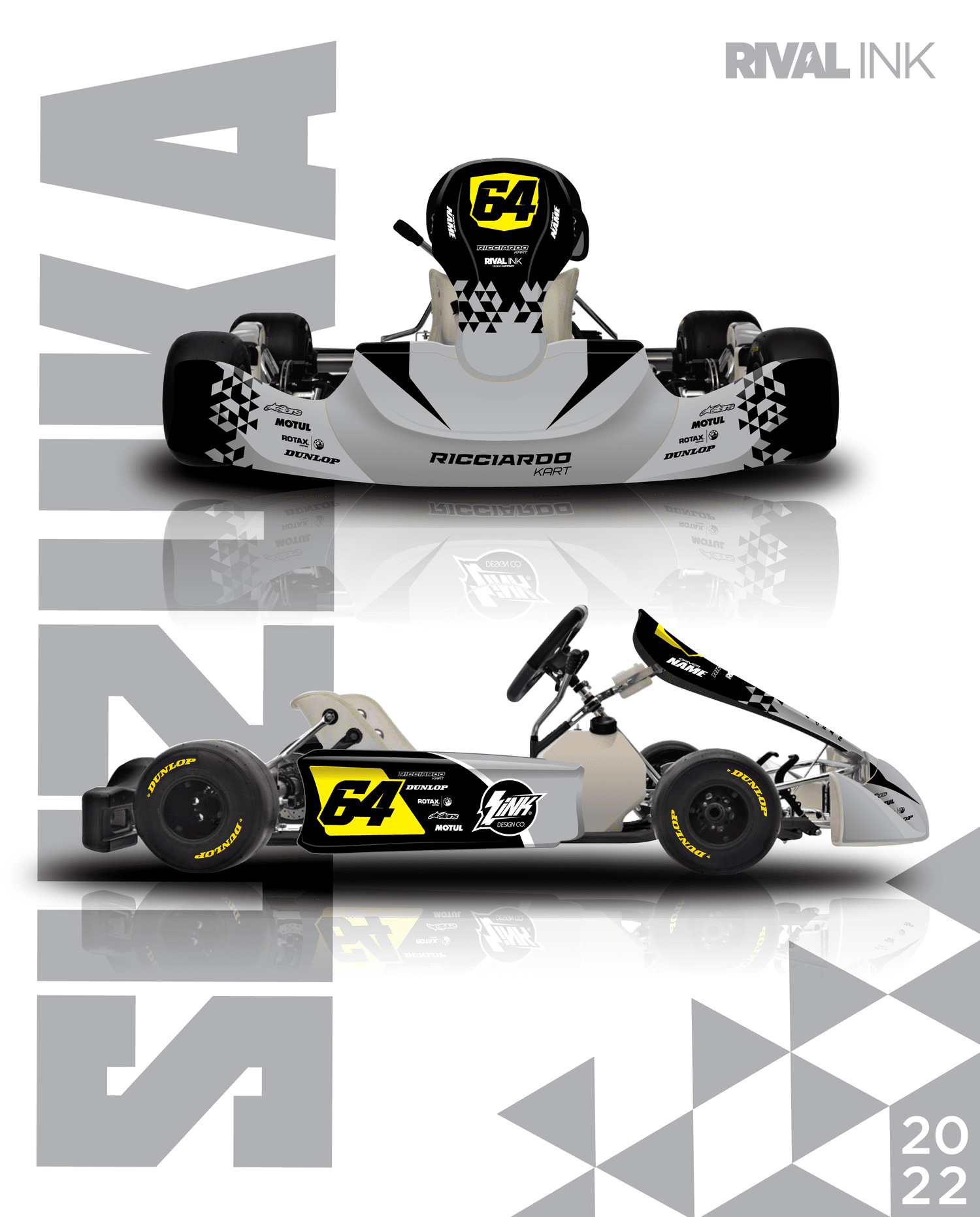 SUZUKA Kart Graphics Kit – Rival Ink Design Co