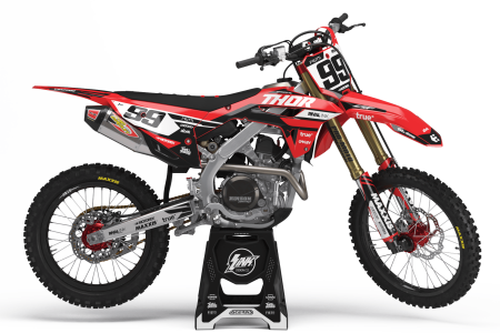 PRUTTI VOYAGE RED Graphics Kit (All Bikes)