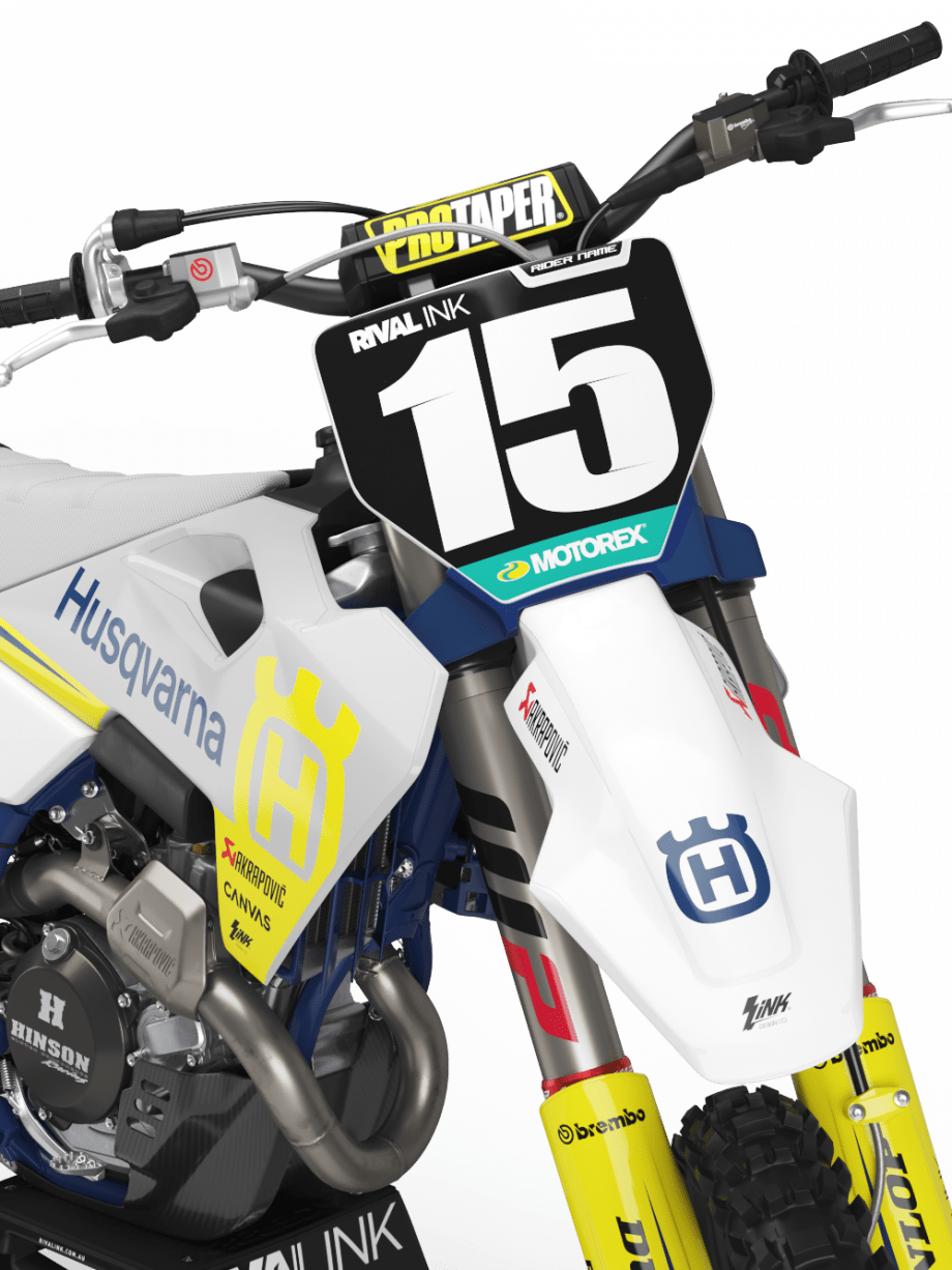 Husqvarna STOCK 23 Graphics Kit Rival Ink Design Co