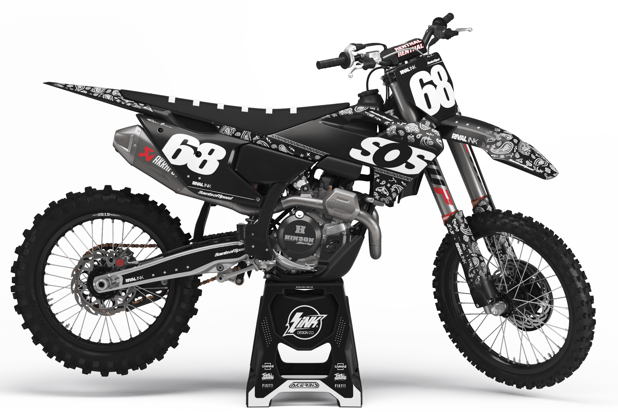 Saints of Speed PAISLEY Graphics Kit | Rival Ink Design Co