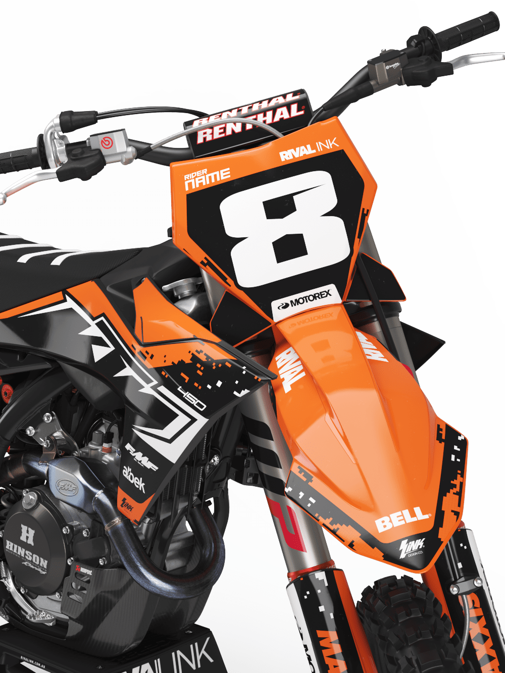 KTM PHASE Graphics Kit Rival Ink Design Co