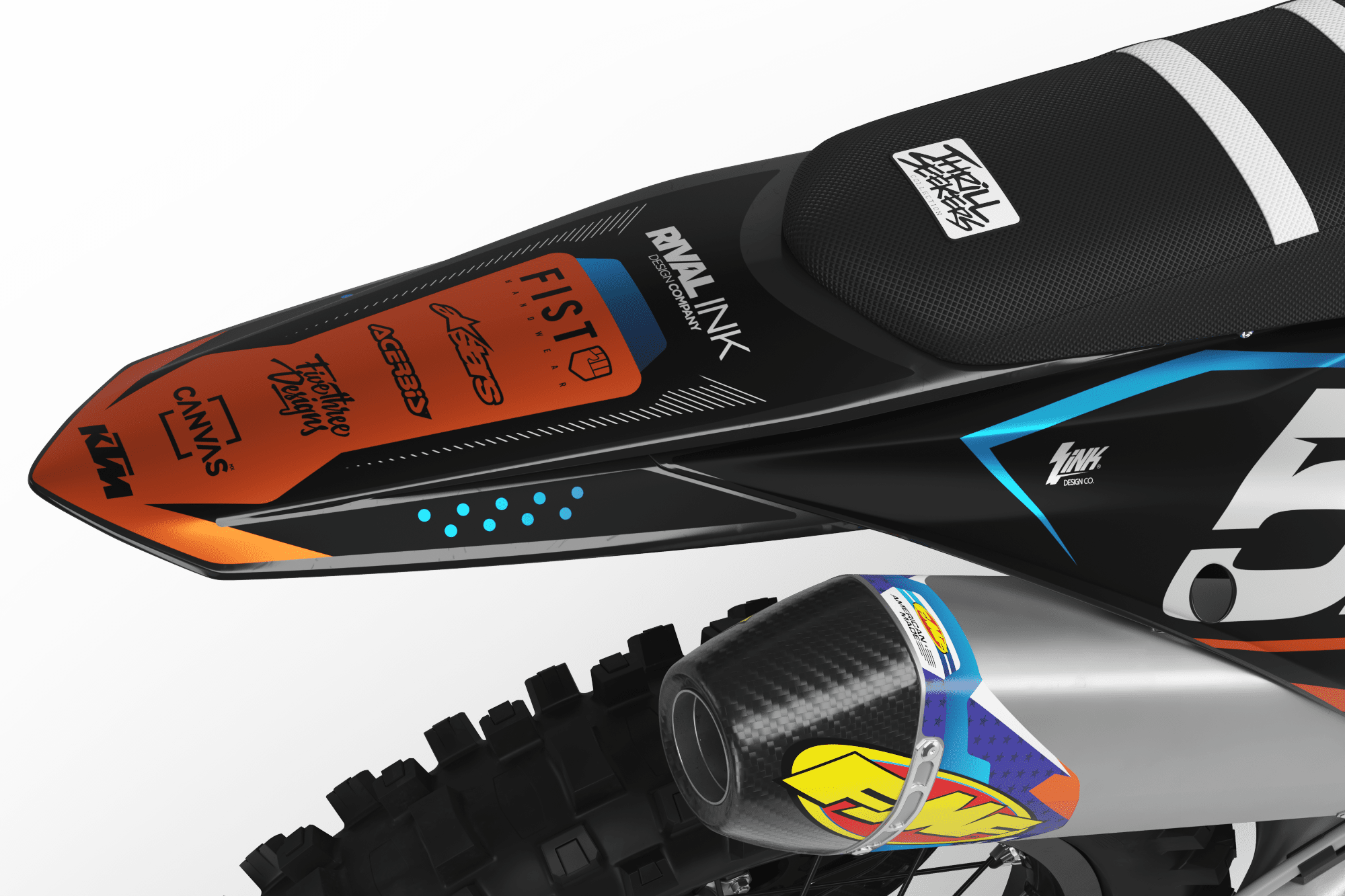 KTM FADED Graphics Kit | Rival Ink Design Co