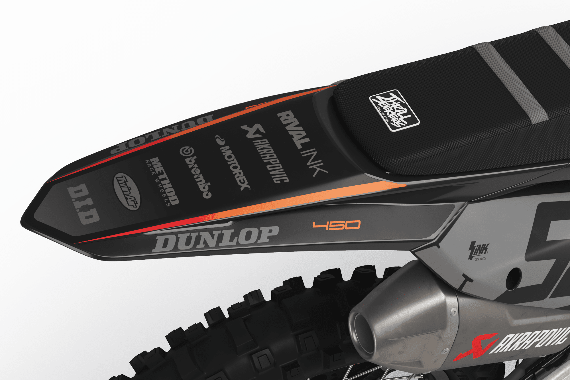 KTM STOCK 23 MURDERED Graphics Kit – Rival Ink Design Co