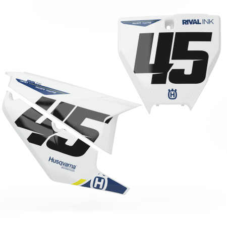 'STOCK22' NUMBER BOARD SET - HUSQVARNA
