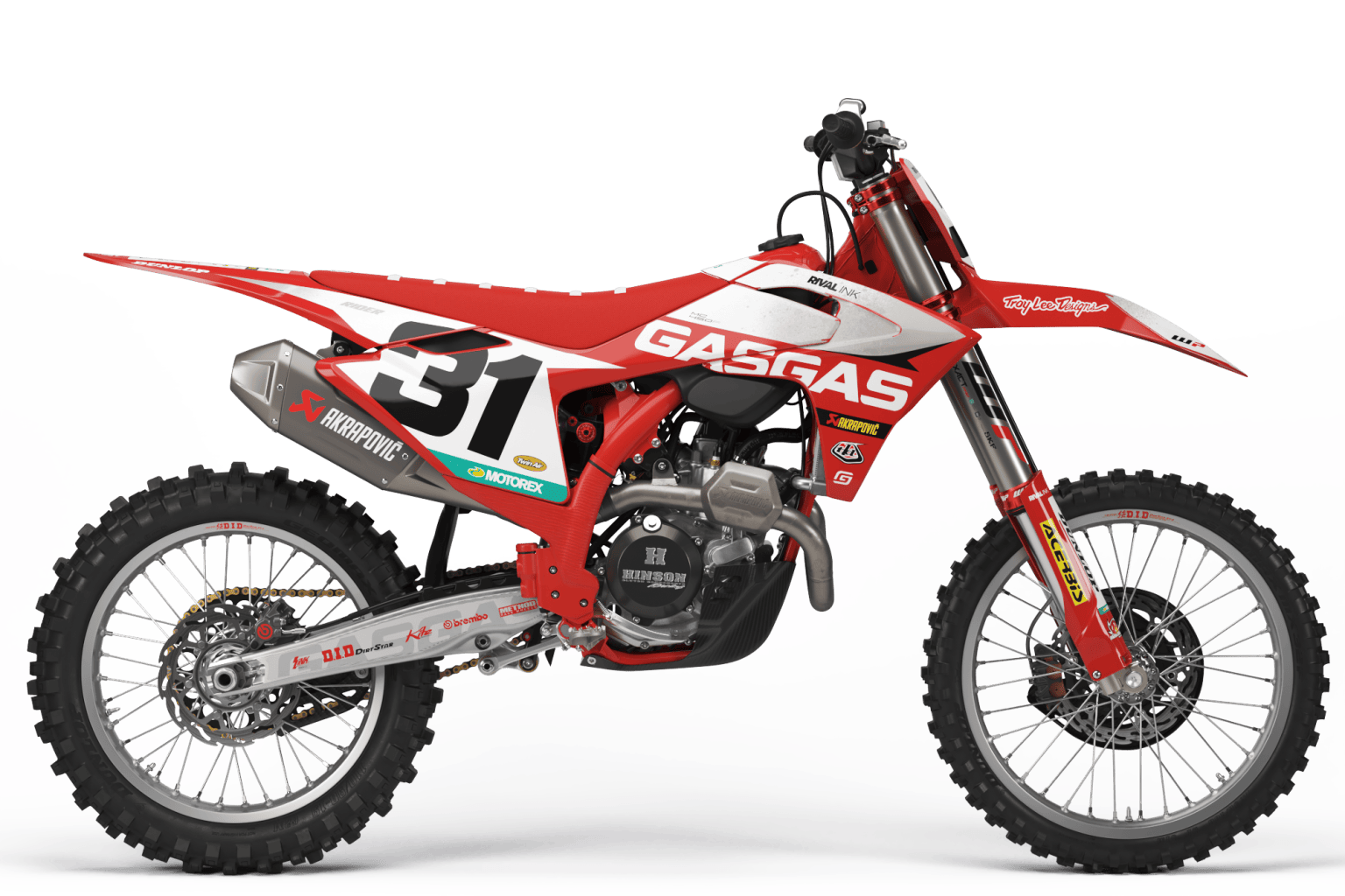 GASGAS EAST RUTHERFORD Graphics Kit Rival Ink Design Co