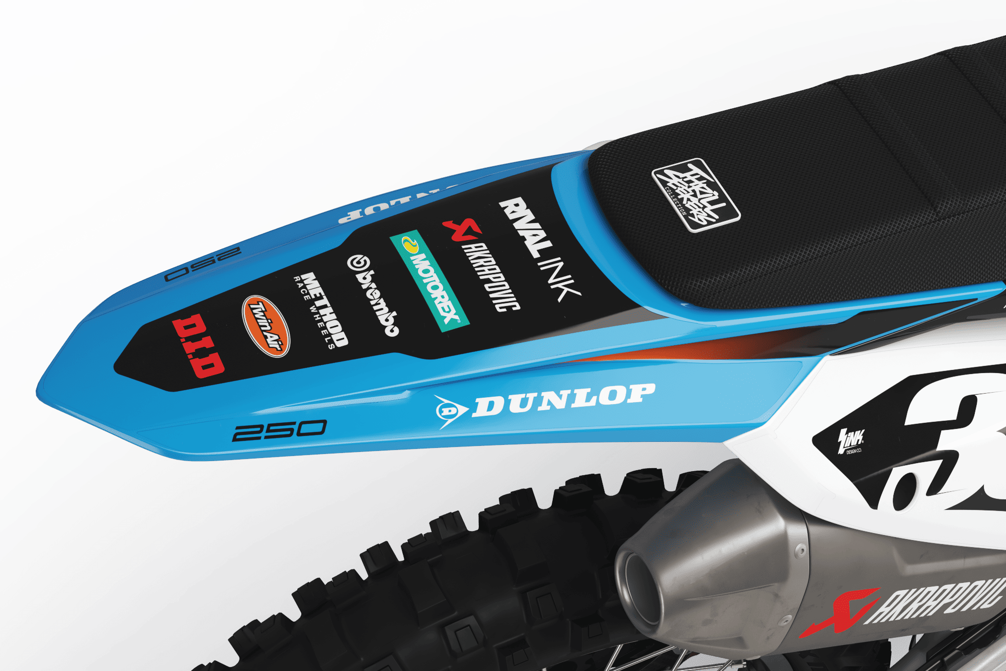 MONSTER ENERGY BLUE Ultra Racing Sticker Set x 6 Bike, Car