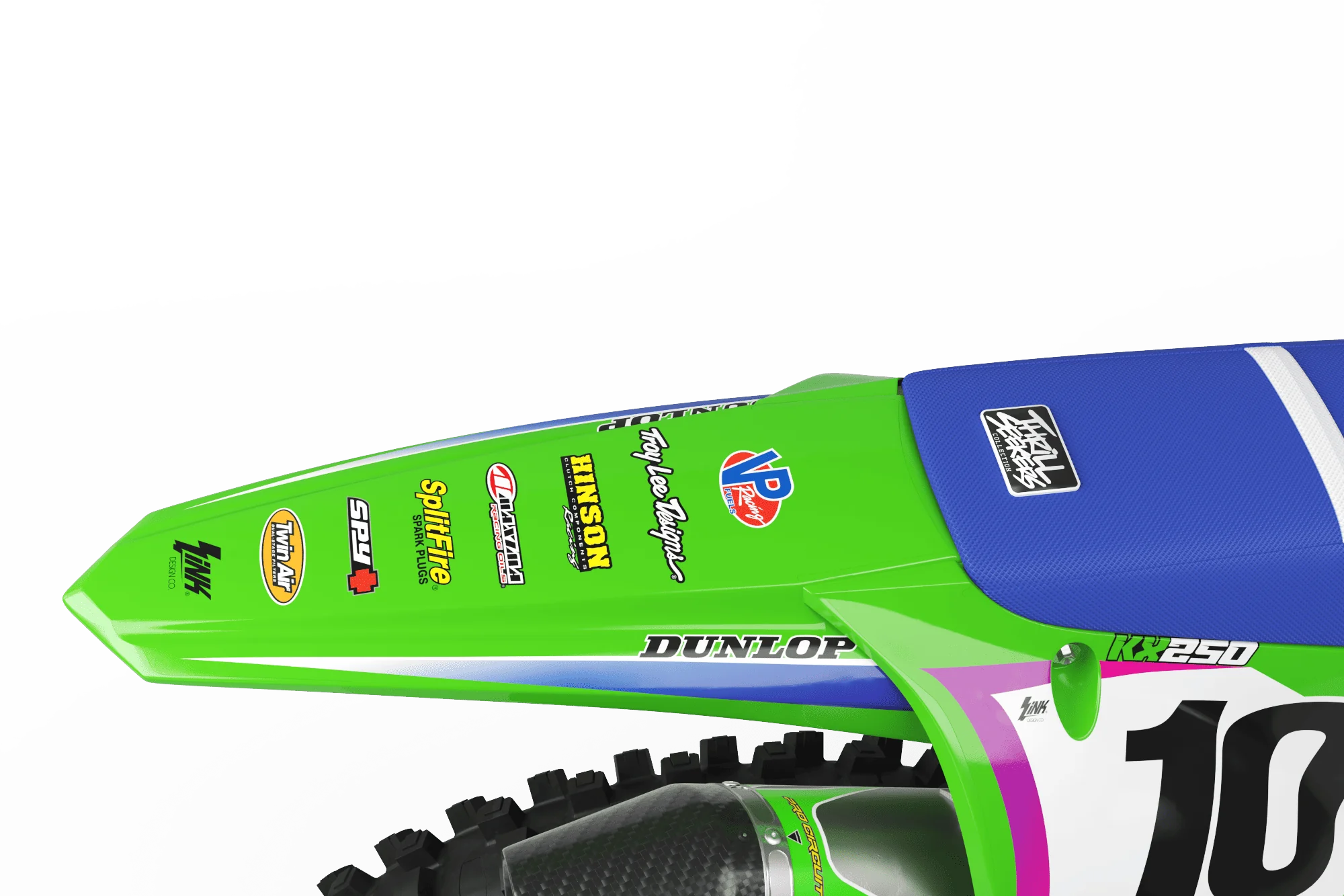 Kawasaki RETRO 92 Graphics Kit | Rival Ink Design Co