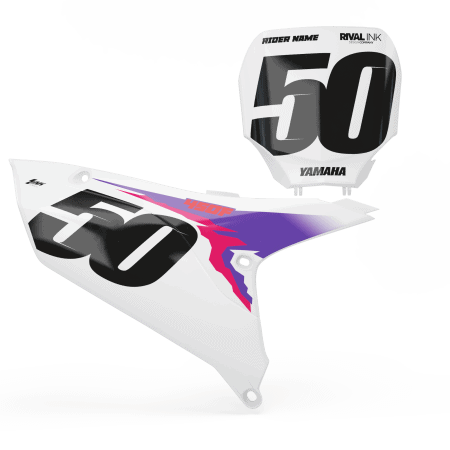 RETRO 93 Number Board Set - Yamaha