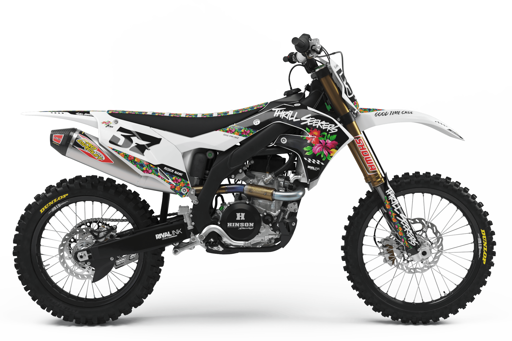 Thrill Seekers ALOHA Graphics Kit (All Bikes) | Rival Ink