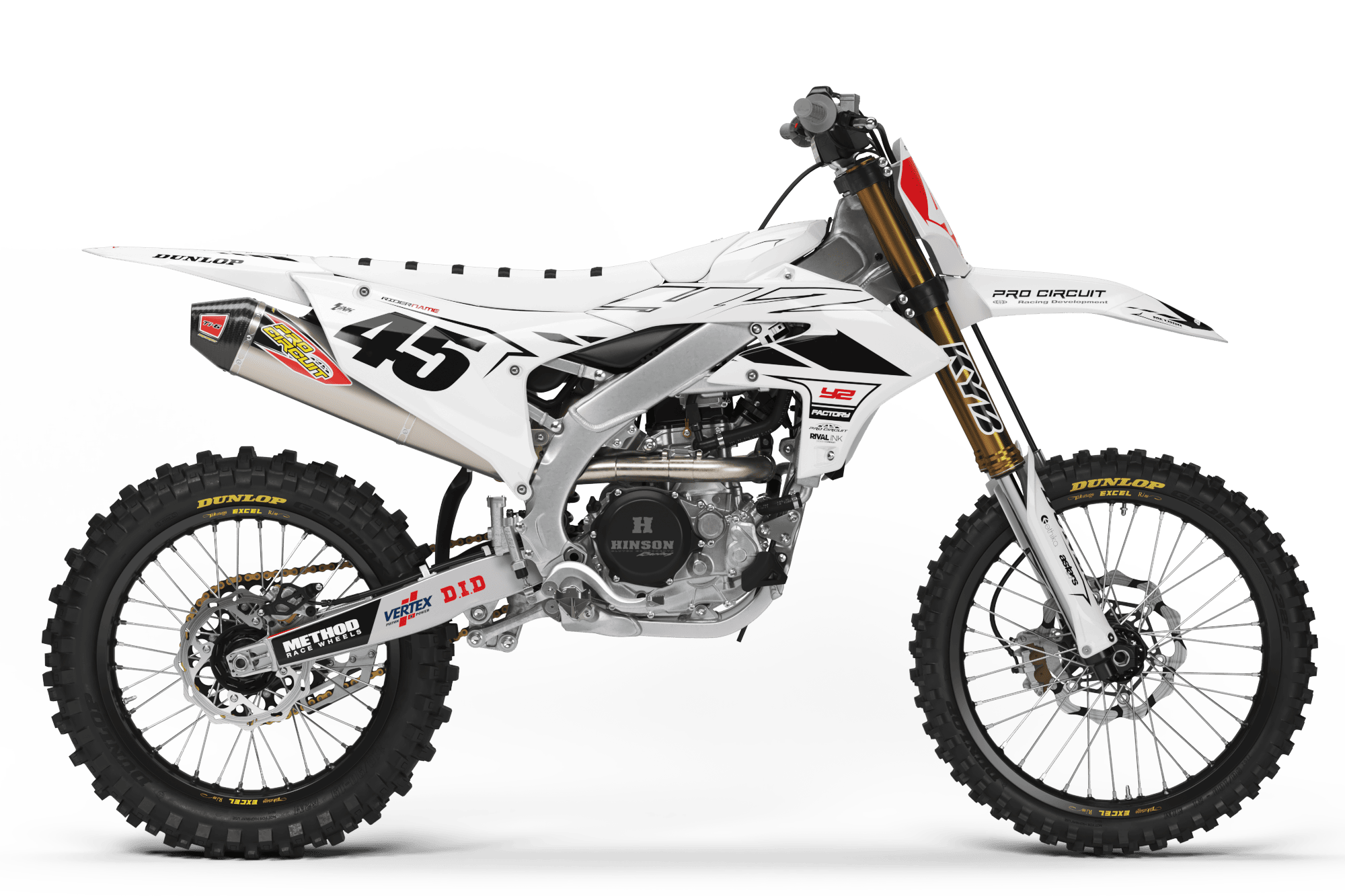 White yamaha dirt bike discount