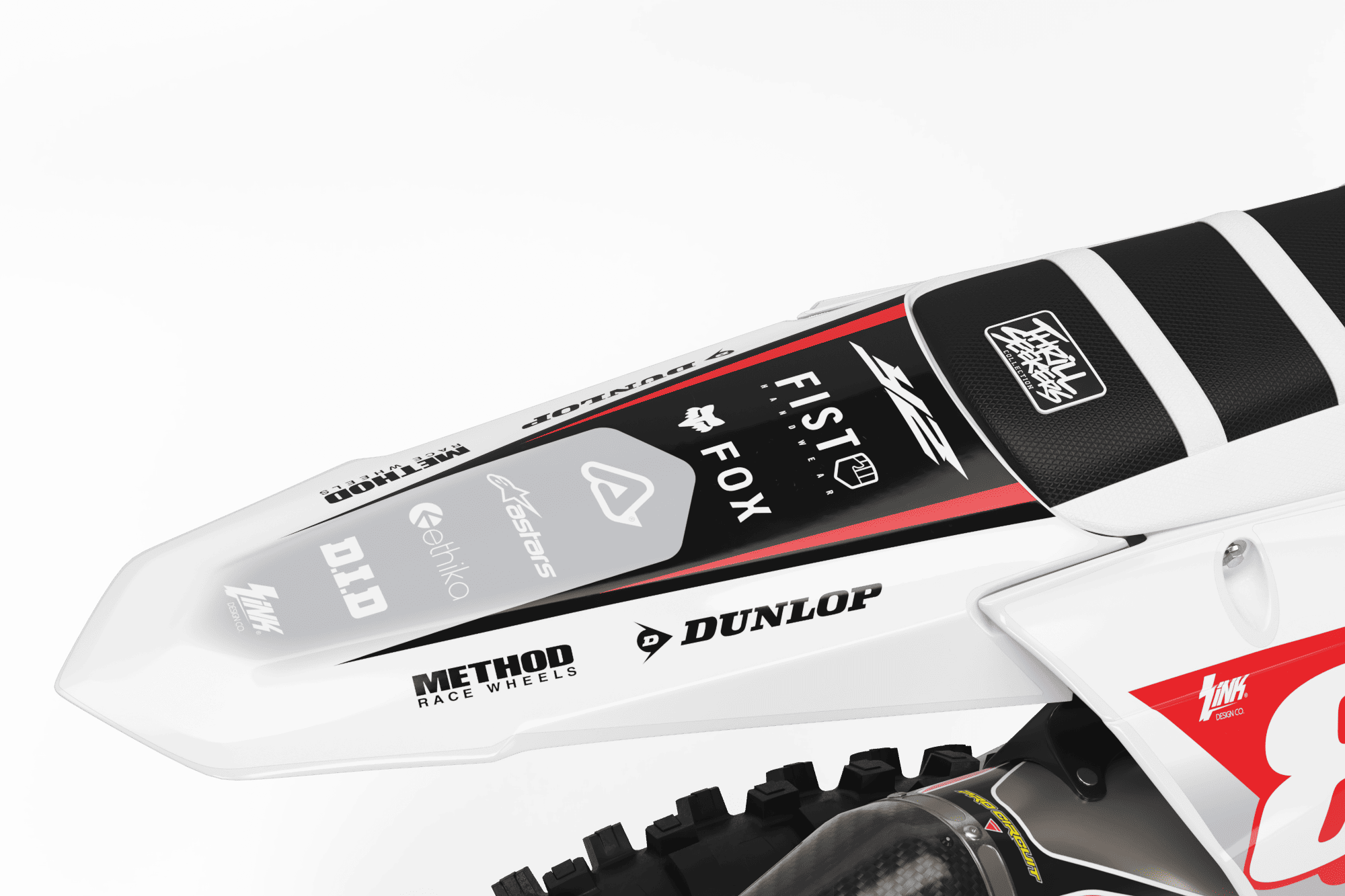 Yamaha STOCK 24 RED Graphics Kit - Image 3