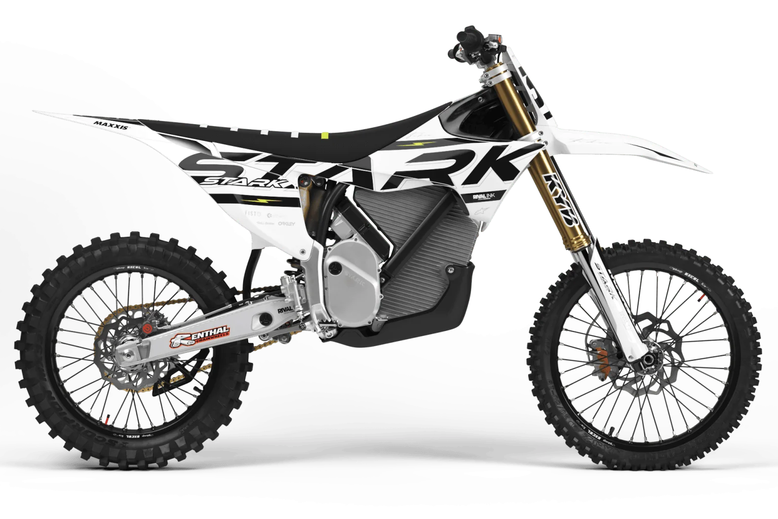 Stark Varg VOLT WHITE Graphics Kit Rival Ink Design Co