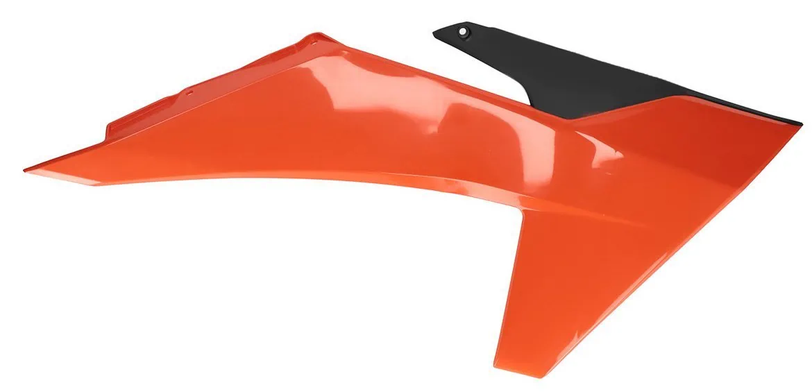 iPLASTIX RADIATOR SHROUDS KTM SX SXF 2324 EXC EXCF 24 ORANGE BLACK