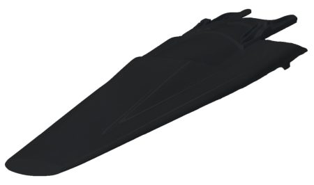 iPLASTIX REAR FENDER HUSQVARNA TE FE 24-25 BLACK