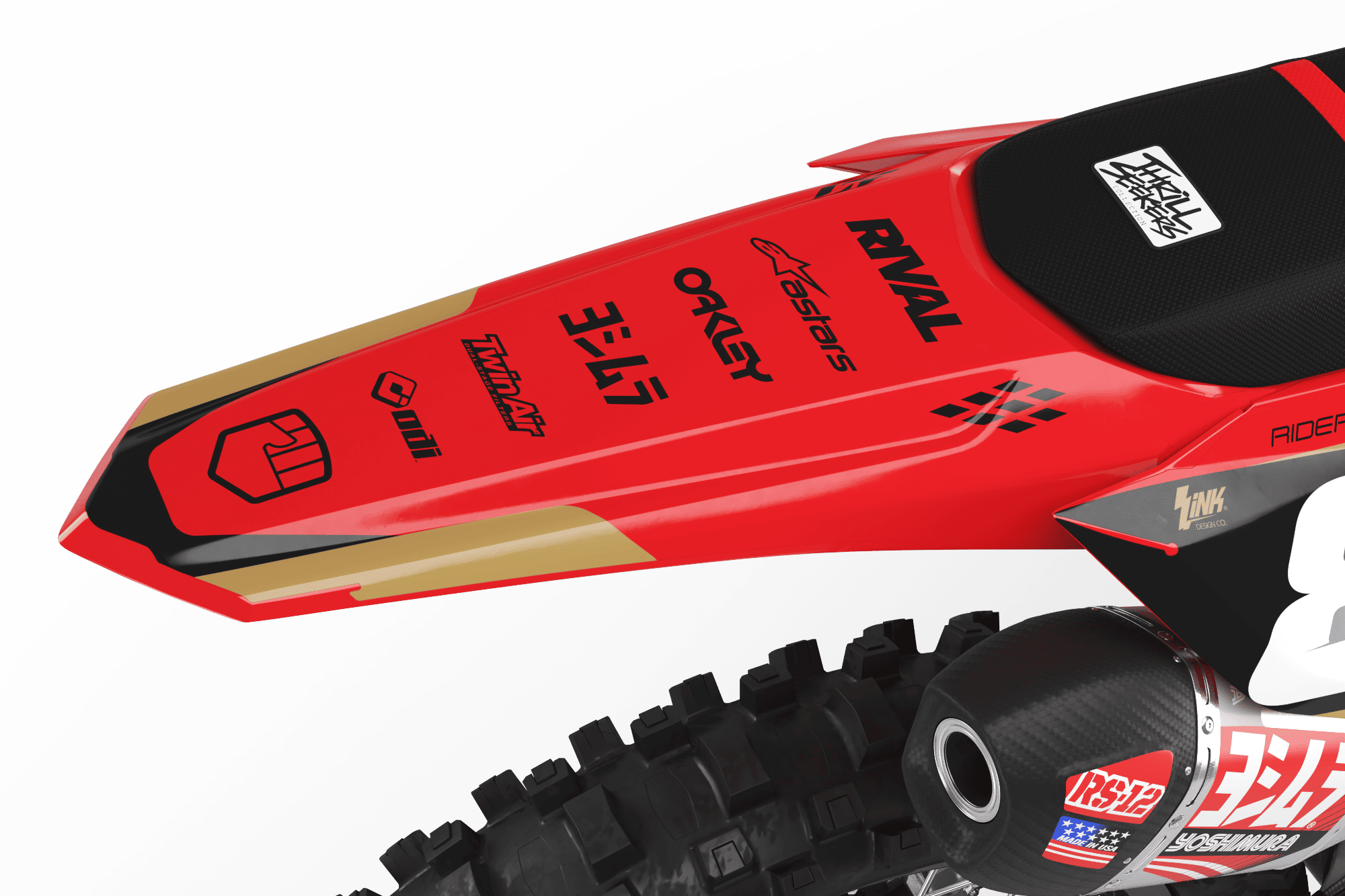 Honda HIATUS GOLD Graphics Kit - Image 3