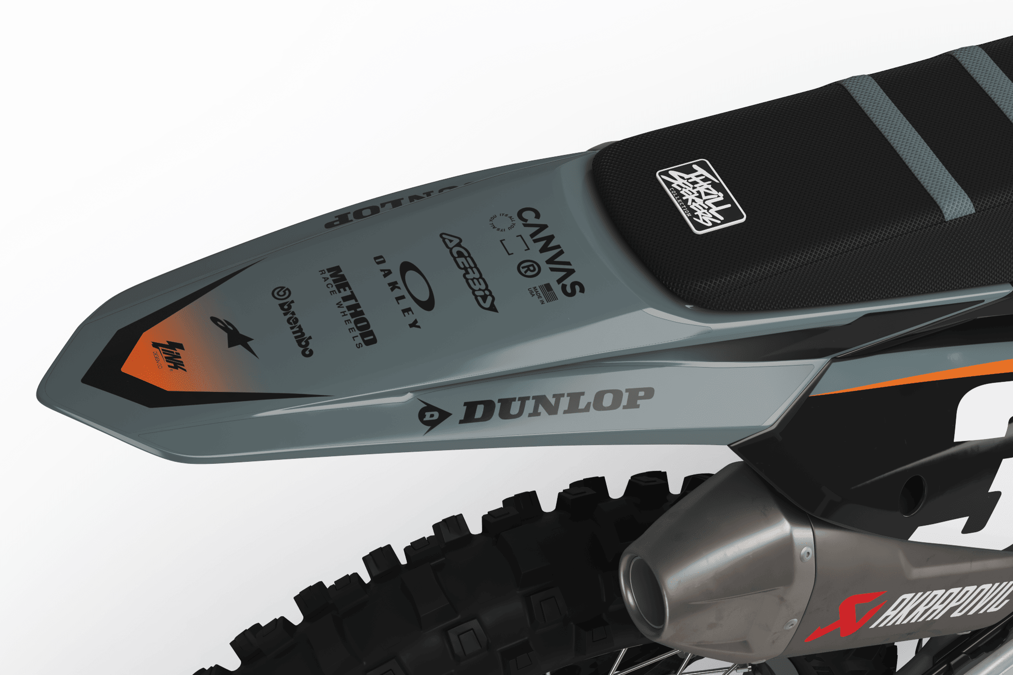 KTM VITAL GREY Graphics Kit - Image 3