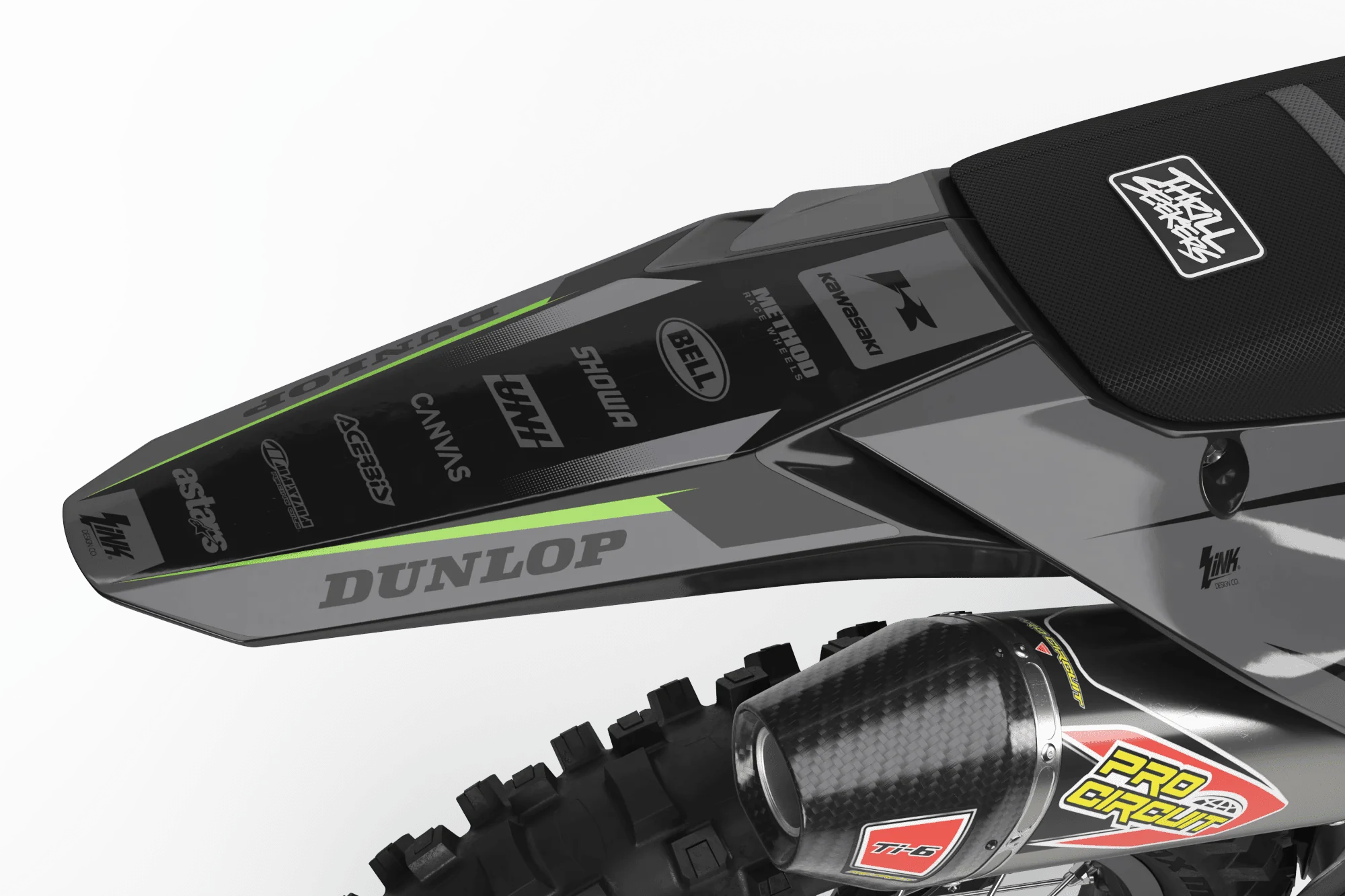 Kawasaki FAZE MURDERED Graphics Kit | Rival Ink Design Co