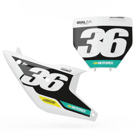 PIONEER Number Board Set - Husqvarna