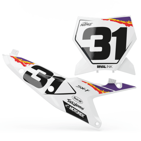 RETRO 95 Number Board Set - KTM
