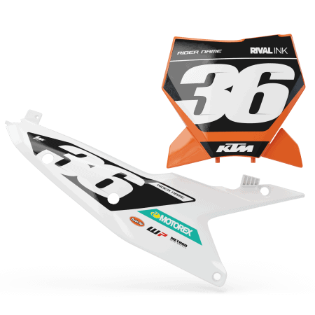 STOCK 24 Number Board Set - KTM