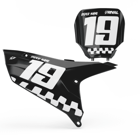 DIRT TRACKER Number Board Set - Yamaha