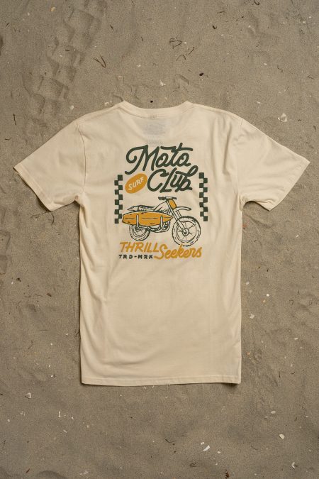 CLUB 2 Tee - Ecru