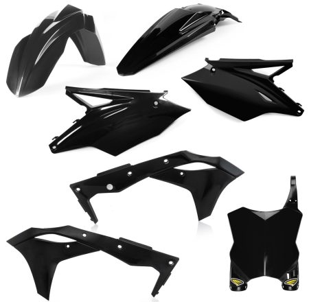 CYCRA PLASTIC KIT KAWASAKI KXF 250 17-20 BLACK