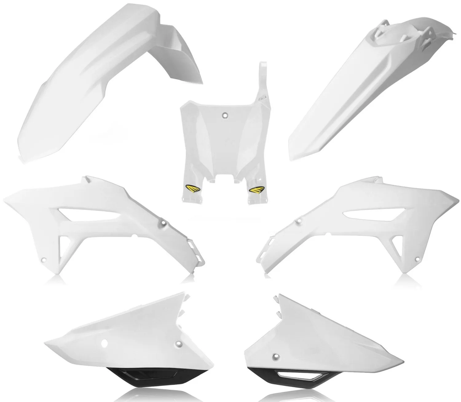 CYCRA PLASTIC KIT HONDA CRF 250 2224 450 2124 WHITE Rival Ink Design Co