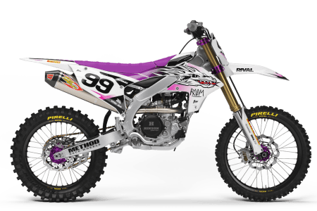 PRUTTI YOT WHITE Graphics Kit (All Bikes)