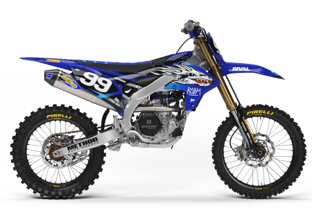 PRUTTI YOT BLUE Graphics Kit (All Bikes)