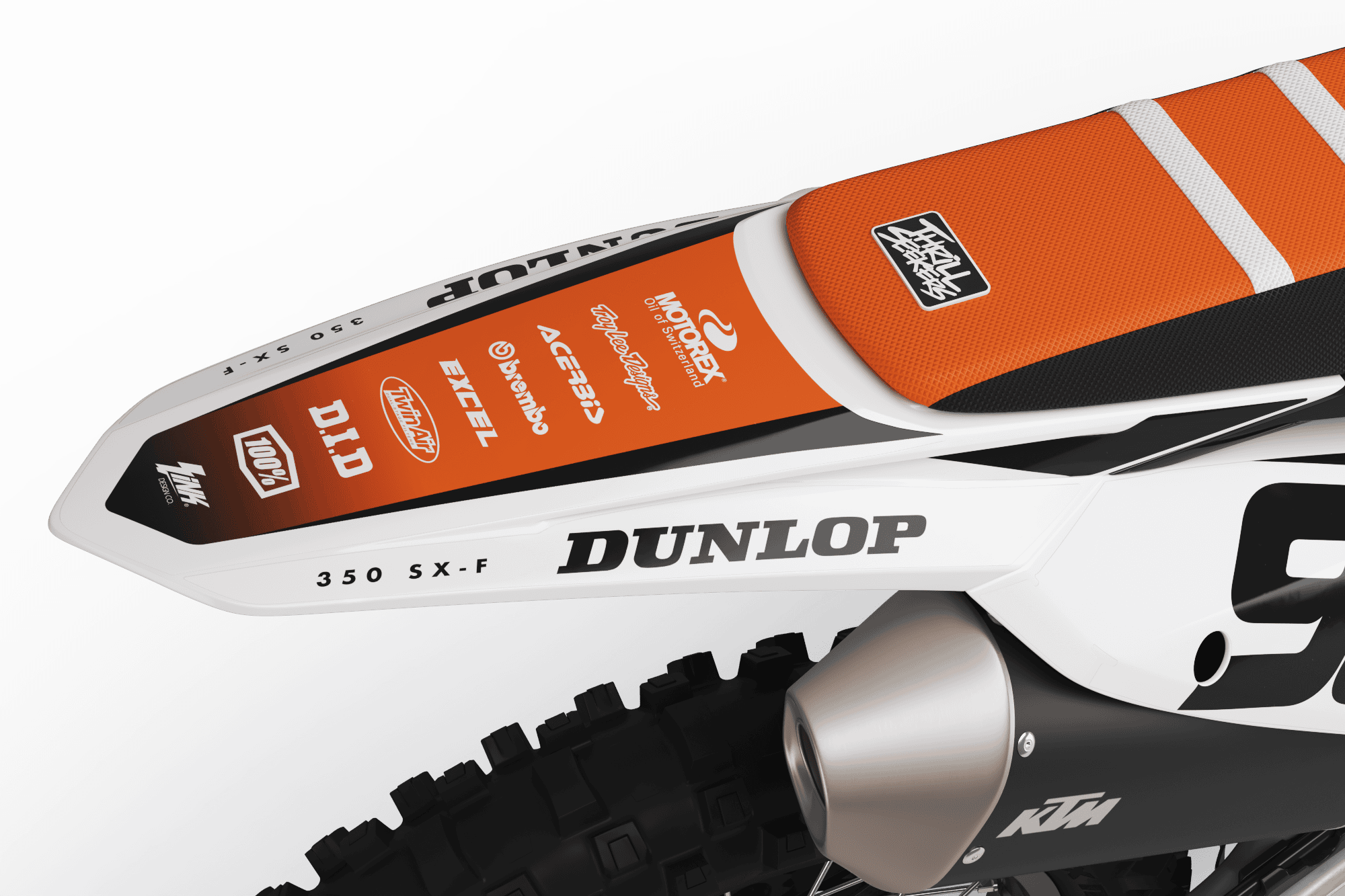 KTM RETRO 98 Graphics Kit - Image 3