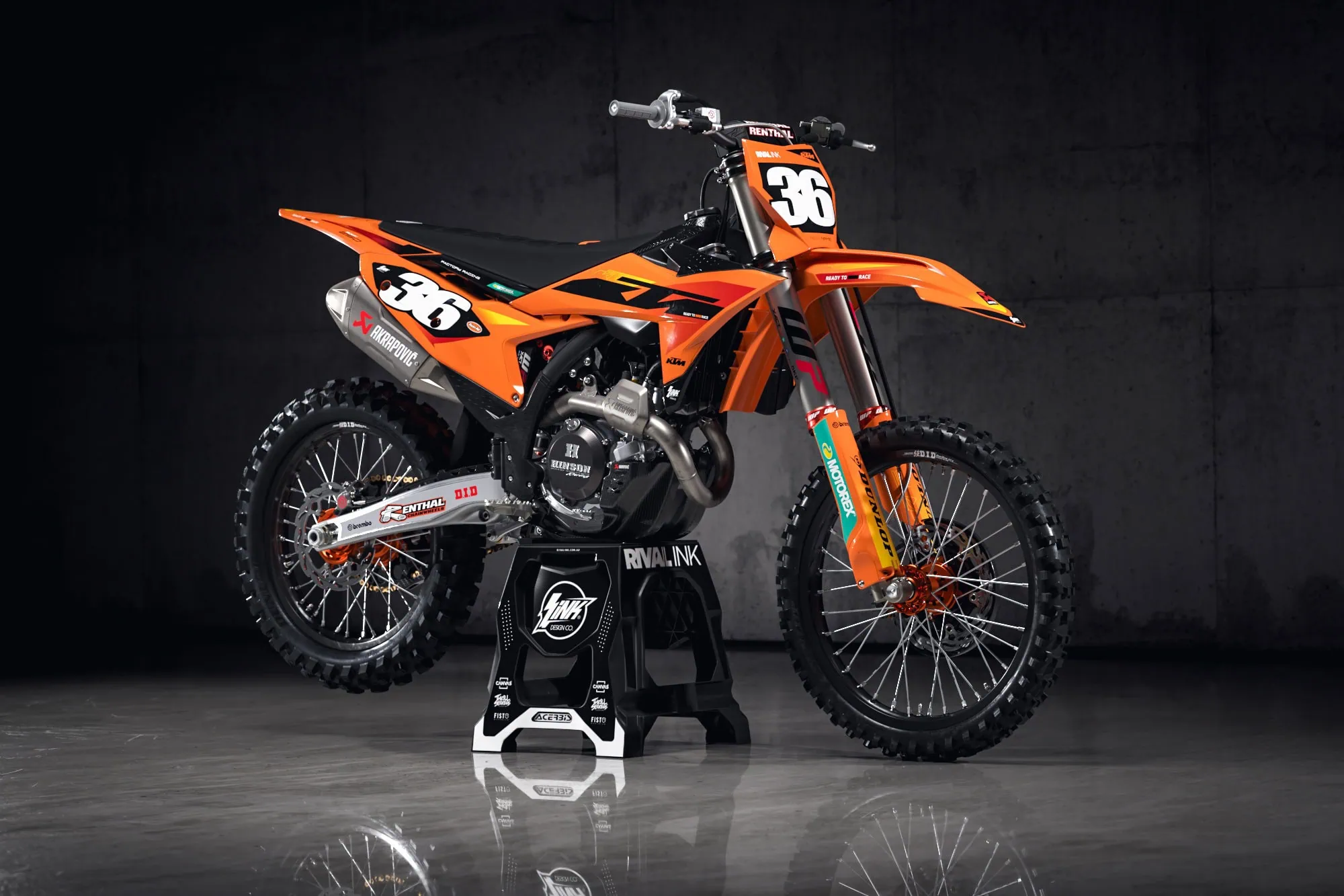 ktm stock 25 graphics kit | rival ink design co